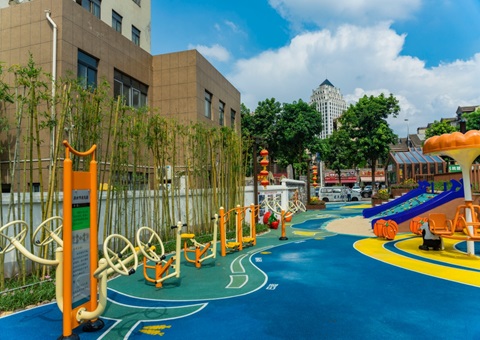 “口袋公园” 装满民生幸福 截至六月底，沉庆“口袋公园”今年开工八十八个、建成六十四个